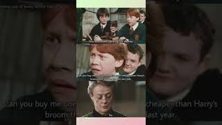Why can’t Professor Mcgonagall buy Ron a new wand!😂 #harrypottermemes