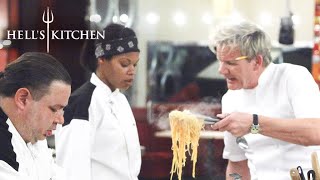 Former Miss Teen USA Replicates Gordon Ramsay's Chicken Parmesan | Hell's Kitchen USA S10 | Ep17