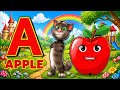 Phonics Song with TWO Words - A For Apple - ABC Alphabet Songs with Sounds for Children