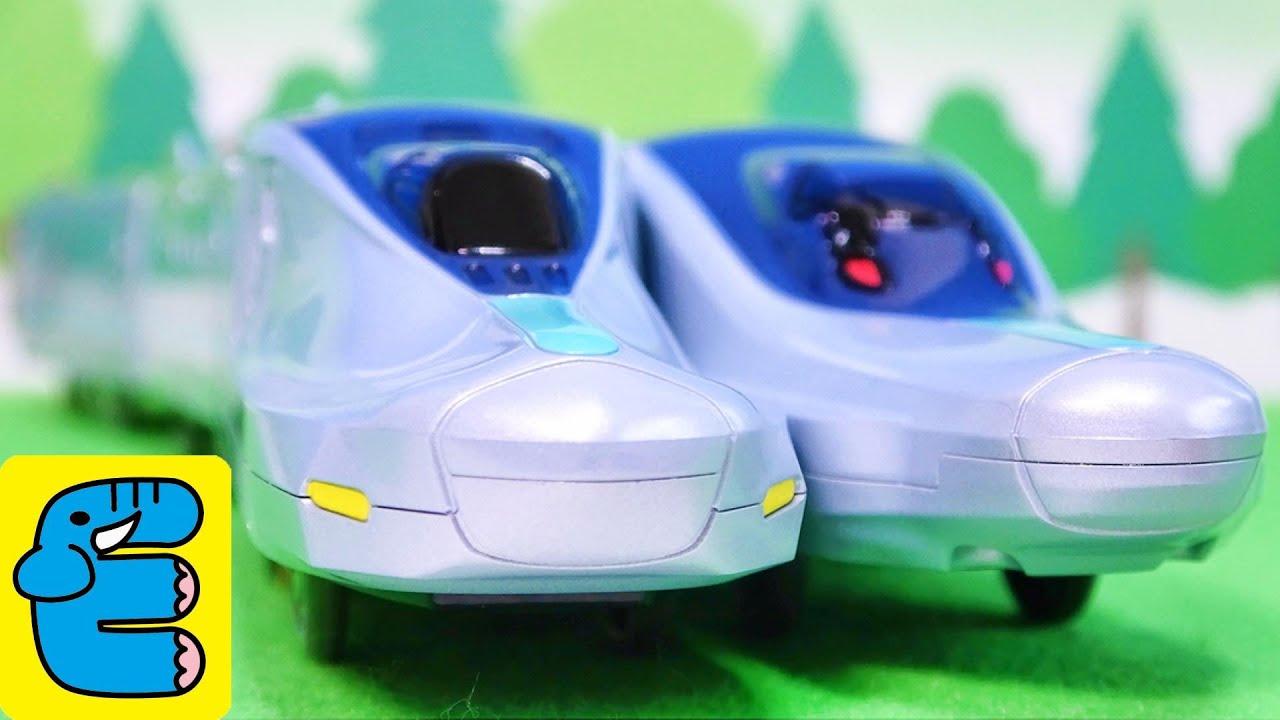 プラレール 新幹線試験車両アルファエックス改造 電車 鉄道おもちゃ Plarail Upgrade Shinkansen Test Train ALFA-X [English Subs]