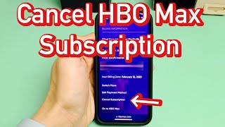 How to Cancel HBO Max Subscription from Phone or Computer