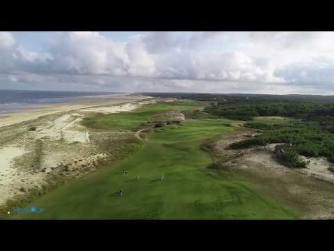 Golf Moliets | Côte d'Argent | Landes | Nouvelle Aquitaine | Vidéo aérienne