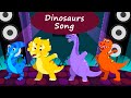 Dinosaurs Song - Let&#39;s Dance and Sing a Disco Song with Happy Dinosaurs! | Kiddopia Nursery Rhymes