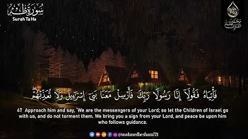 سورة طه كاملة _ تلاوة في قمة الخشوع راحة لقلبك _ بصوت القارئ محمد هشام 😌