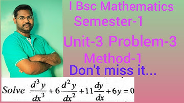 Higher order linear Differential Equations with constant coefficients @mathsnaresheclass