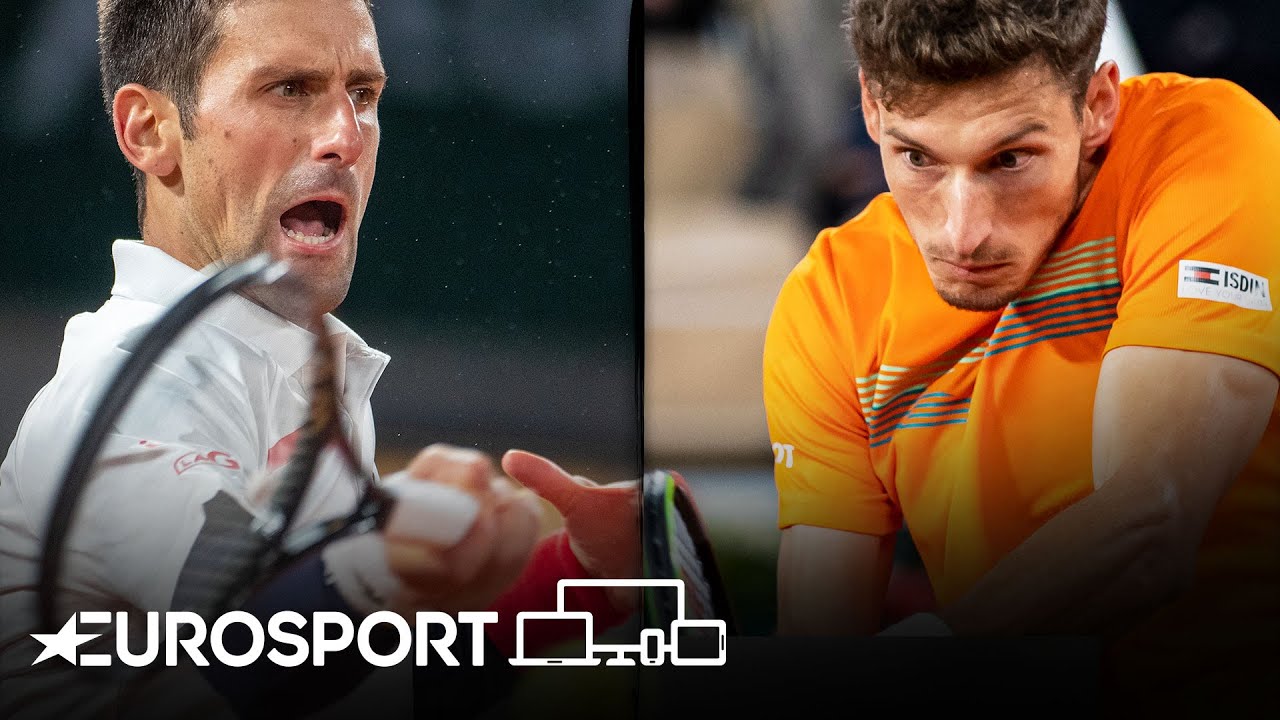 Novak Djokovic vs Pablo Carreño Busta | Roland Garros 2020 | Quarter-Finals Highlights | Eurosport