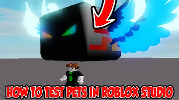 HOW TO MAKE PETS FOLLOW YOU IN ROBLOX STUDIO