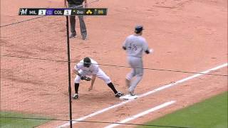 2013/07/28 Rockies escape on double play
