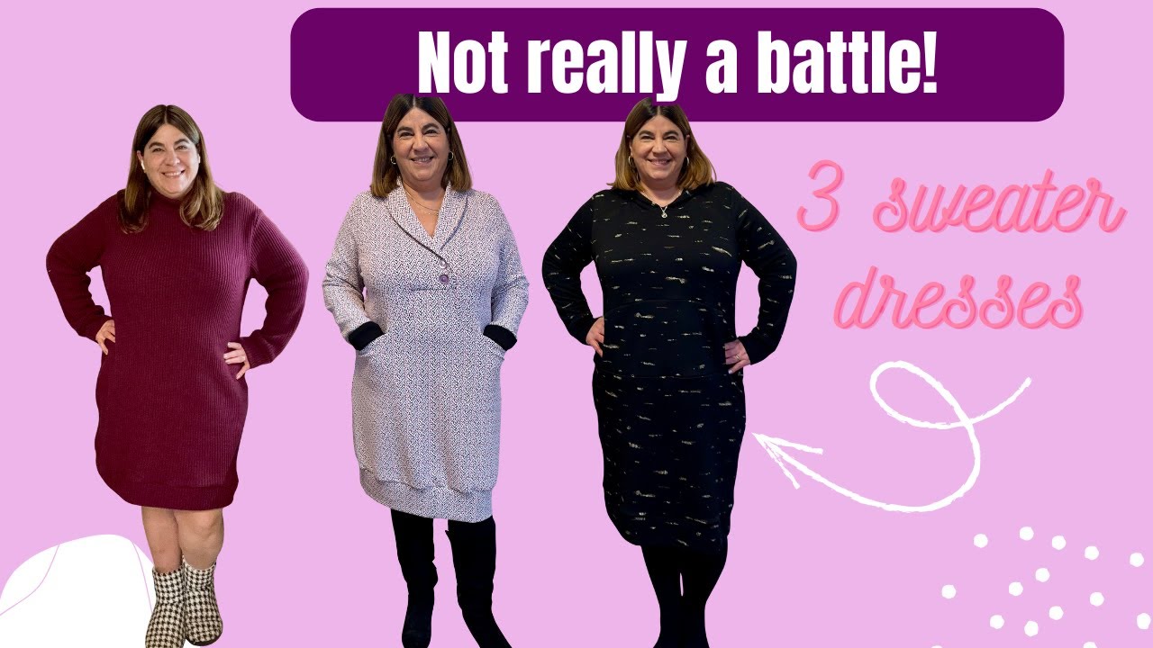 I Tried 3 Sweater Dress Patterns… and They’re All Winners (For Different Reasons)
