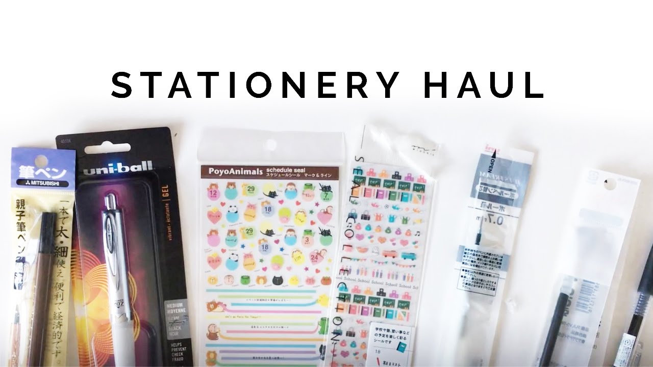 yet another stationery haul 🌻 cute japanese stationery!
