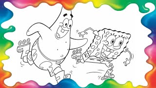 Desenho Imprimir e Pintar Patrick Estrela - Desenho para Colorir