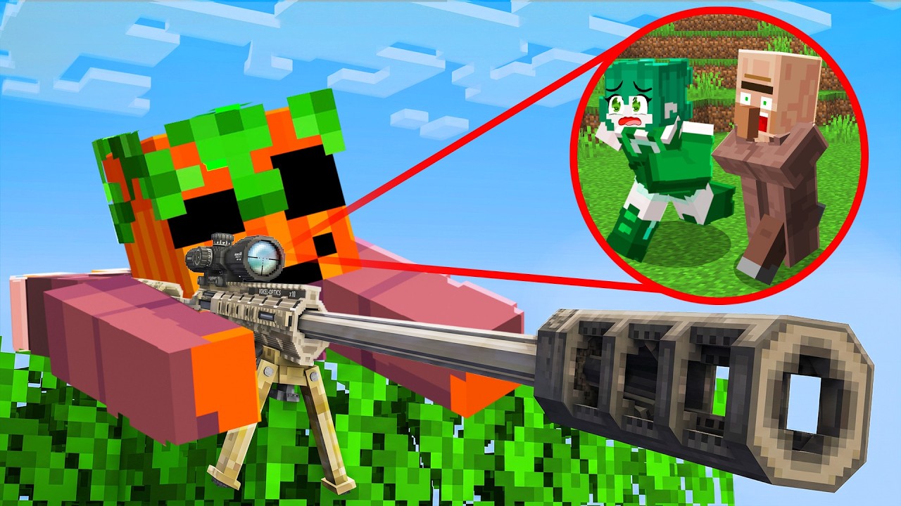 Usé ARMAS REALES Secretas en ESCONDITE de Minecraft