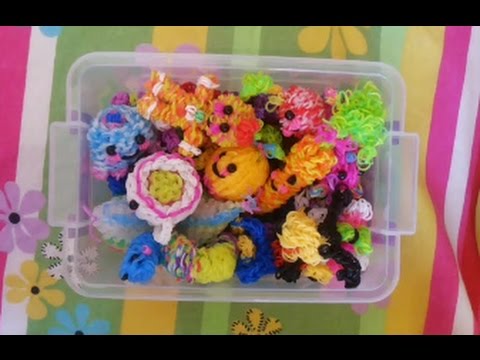 Мои фигурки и браслеты из резинок❤Rainbow loom charm collection