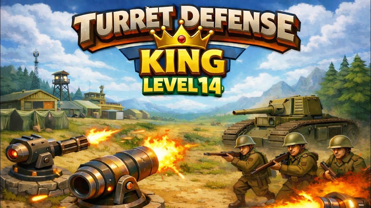 Turret Defense King level 14 walkthrough 