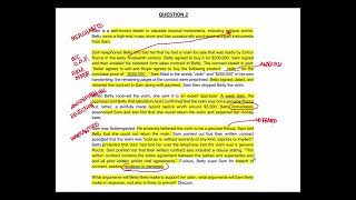 February 2026 California Bar Exam Question 2 Debrief