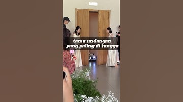 pesta pernikahan jadi tambah meriah saat tamu spesial ini datang.#momen#shorts