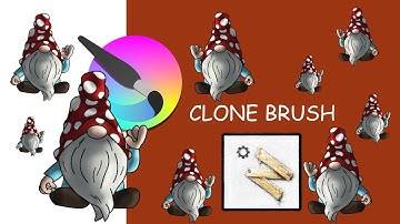 Krita - How to use the clone brush to retouch photographs (or anything else!)😮