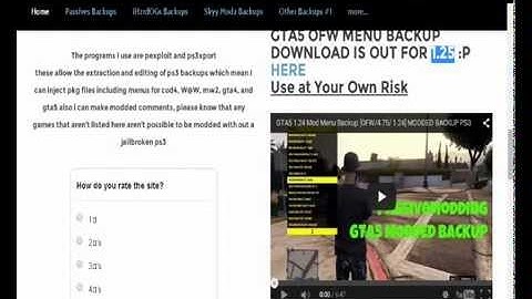 Modded Backups | OFW | BLES/BLUS | xUKHx_Kushh