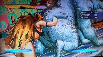 Street Fighter X Tekken Kuma combo practice by Ennohex