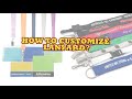 How to customize lanyard