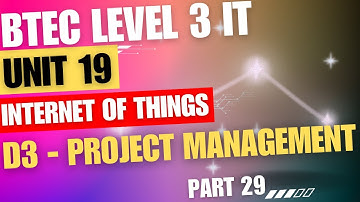 BTEC Level 3 IT - Unit 19 - Internet Of Things - Part 29 - "D3 | Project Management & Reflection"