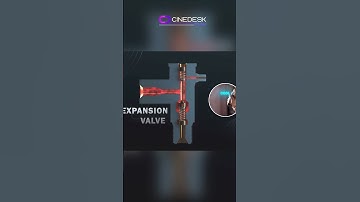 AC Expansion Valve Works || AC #3danimation #ACExpansionValve #airconditioner