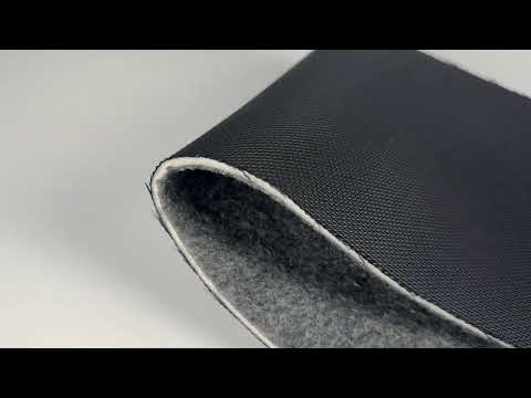 Тканина для перешивання сидінь салону TSC299 на паралоні 2мм 150 см (м2) чорна, видео 1