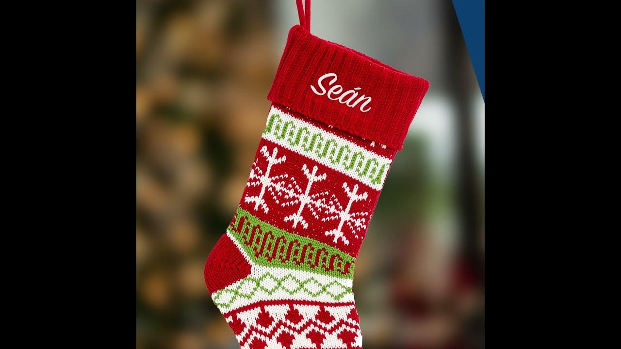 Personalised Christmas Stockings YouTube