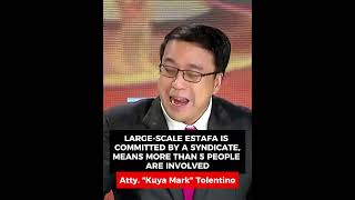 Largescale Estafa Is Committed By A Syndicate Means More Than 5 People Are Involved