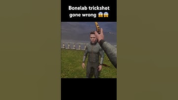 This Bonelab trickshot was insane! 😱 #shorts #vr #gaming #bonelab