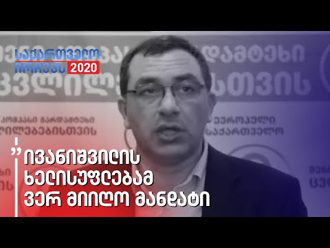 ივანიშვილის ხელისუფლებამ ვერ მიიღო მანდატი ქვეყნის მართვაზე, ეს არის უკვე ფაქტი - გიგა ბოკერია