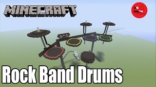 Minecraft Giant Rock Band Drum Set