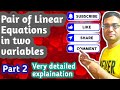 🥰❤️pair of linear equations in two variables class 10❤️🥰 Competitive maths ❤️🥰#viral#trending#video
