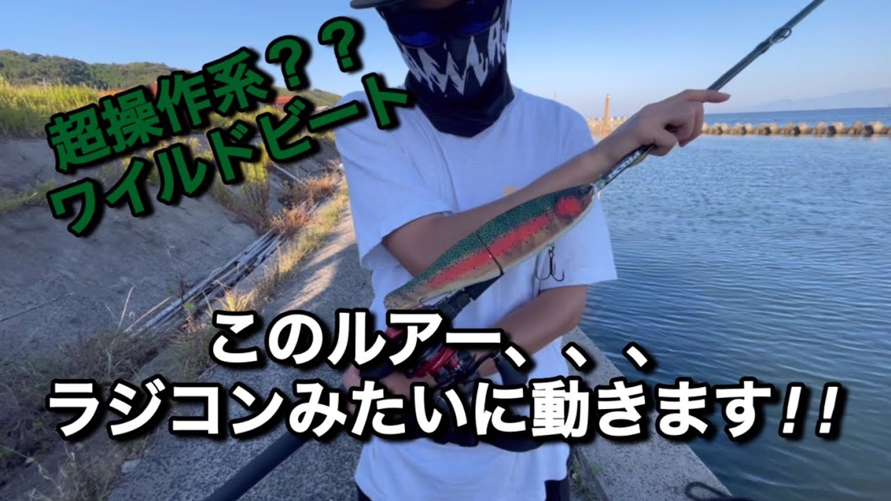 レビュー動画】超操作系ワイルドビート!!このルアーラジコンみたいに
