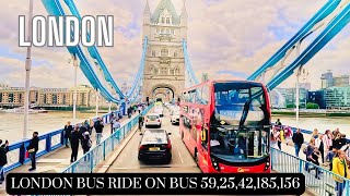 Exploring London by Bus: From Chancery Lane to Wimbledon 🌆🚍