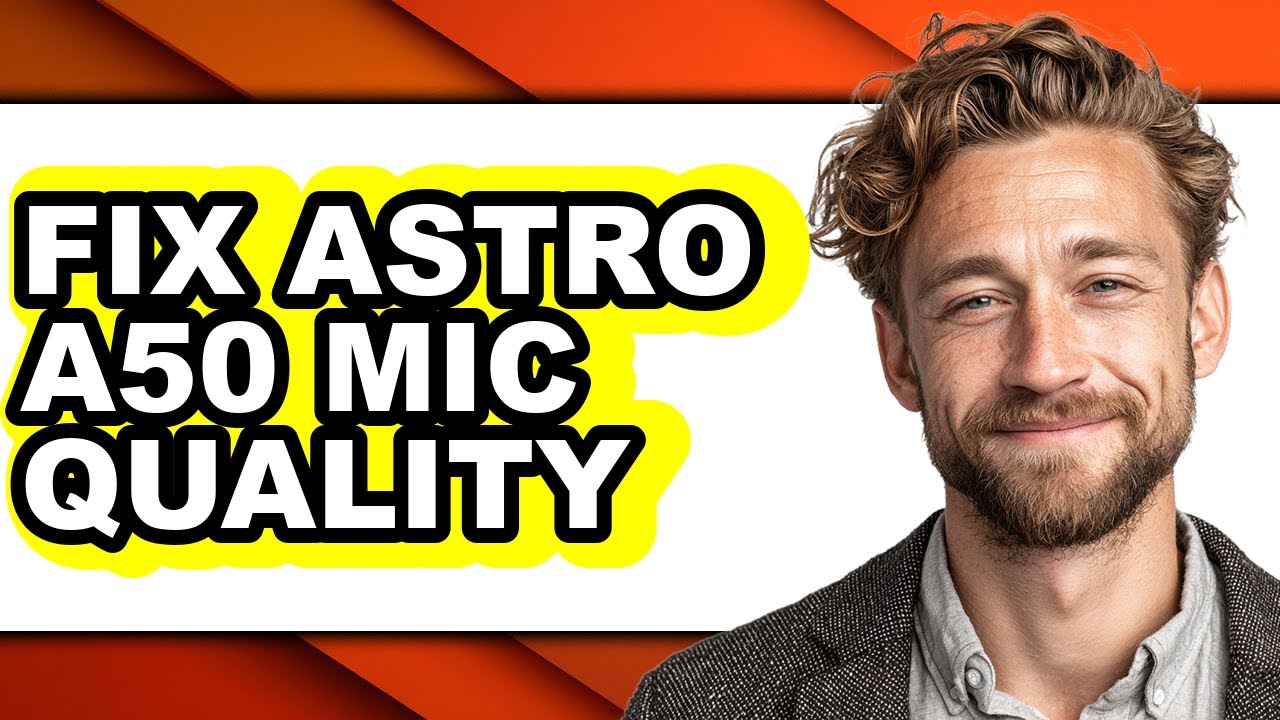 How to Fix Astro A50 Mic Quality - Step by Step