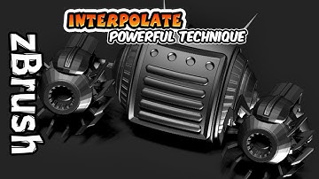 Interpolate - INSANELY POWERFUL Hard Surface Technique (zBrush Tutorial)