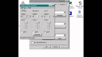 Setup Sound Recording in XP for SoundMax