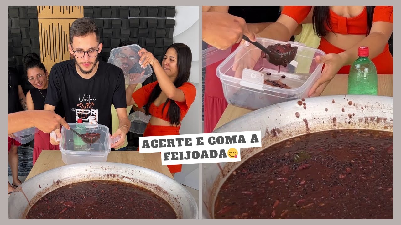 JOGO DA GARRAFA: Acerte a garrafa e coma a feijoada😋