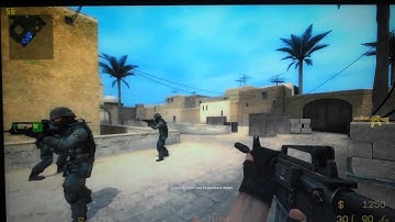 Asus X73SV Laptop Counter Strike Source FPS Gameplay.