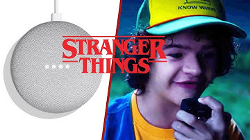 Talking to Dustin from Stranger Things on Google Assistant!!