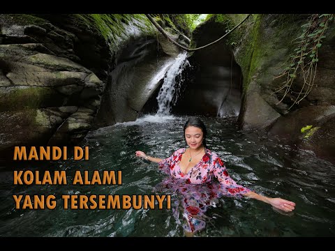 BERENANG MANJA DI ATAS AIR TERJUN PELANGI