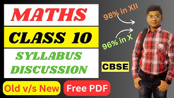 CBSE MATHS CLASS 10 SYLLABUS 2023-24 | DELETED TOPICS NCERT | NEW v/s OLD Syllabus | #boardexam