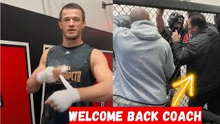 Coach Javier is Back to Train Usman Nurmagomedov at AKA