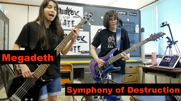 #Megadeth - Symphony of Destruction - guitar + bas...