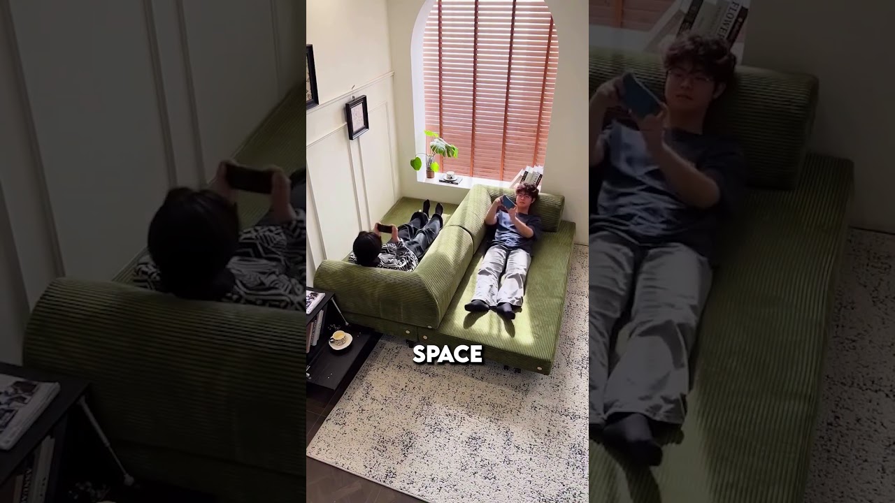 This Sofa Changes Shape in Seconds! 🤯🛋️ #shorts