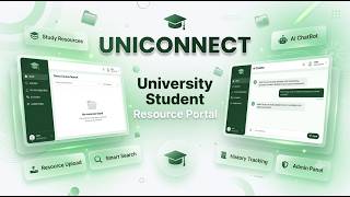 UniConnect – University Student Resources Portal | Full Walkthrough