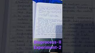 Bioprocess-II|Exp-2|Determination of specific death rate constant (Kd) for E.coli strains....