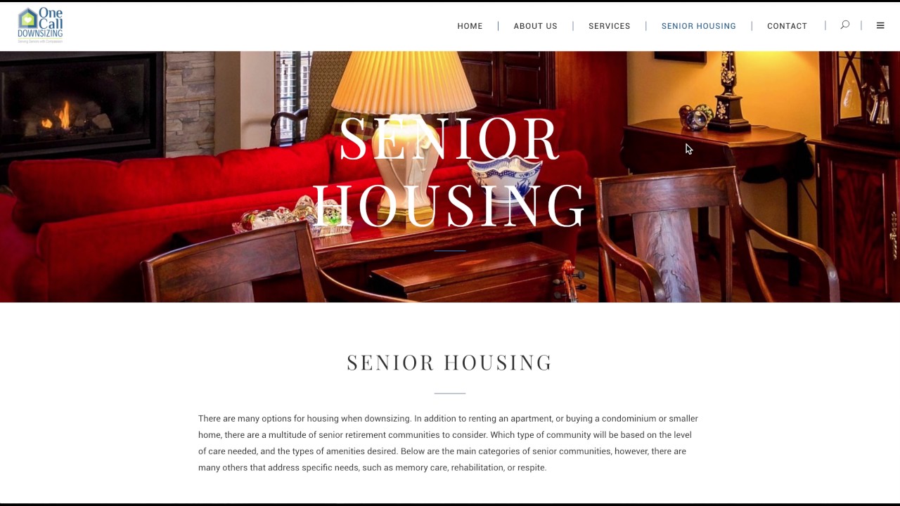 [CASE STUDY] *Downsizing* Real Estate (Website Design)