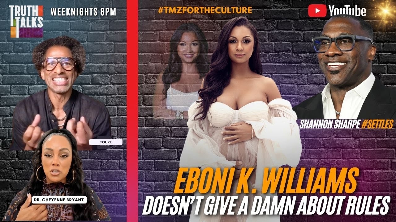 Eboni K Williams SLAM Shannon Sharpe SETTLEMENT | Jasmine Crockett RUNNING |Glorifying Hood Culture